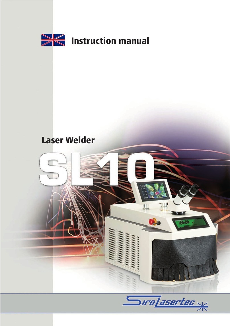 Siro Lasertec SL10 instruction manual Siro Lasertec SL10 instruction manual