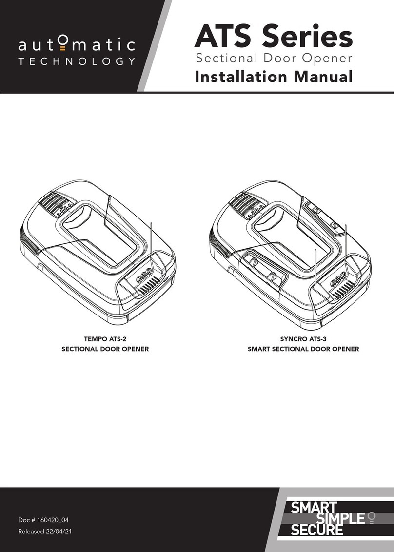 Automatic Technology Syncro ATS-3 User manual Automatic Technology Syncro ATS-3 User manual