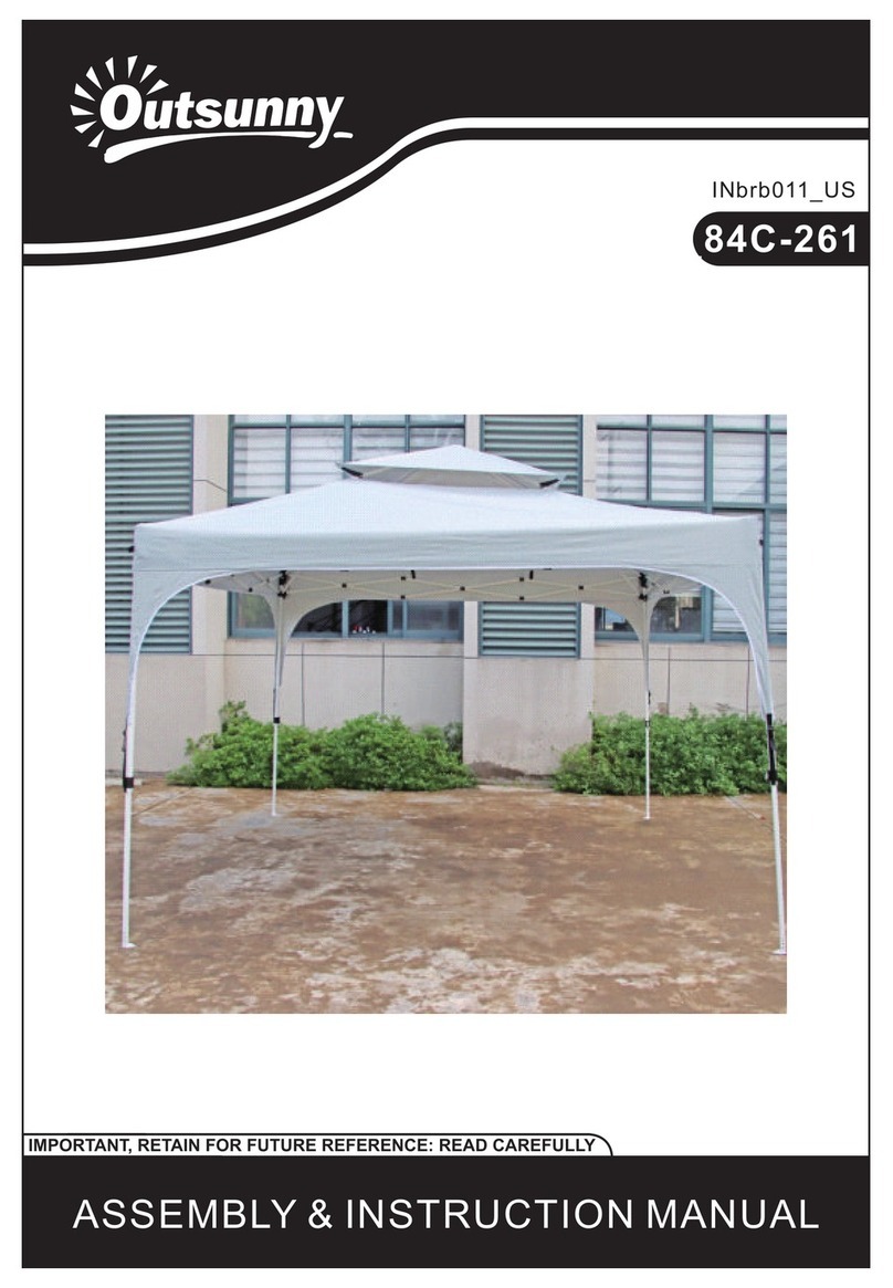 Outsunny 84C-261 Assembly & instruction manual