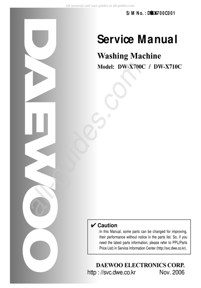 Daewoo DW-X700C Service manual