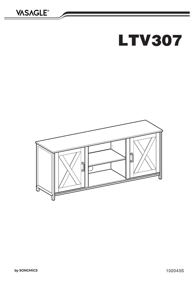 Songmics VASAGLE LTV307 Assembly instructions Songmics VASAGLE LTV307 Assembly instructions
