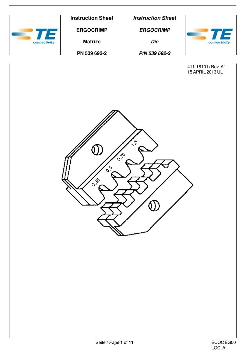 TE Connectivity ERGOCRIMP 539 692-2 User manual