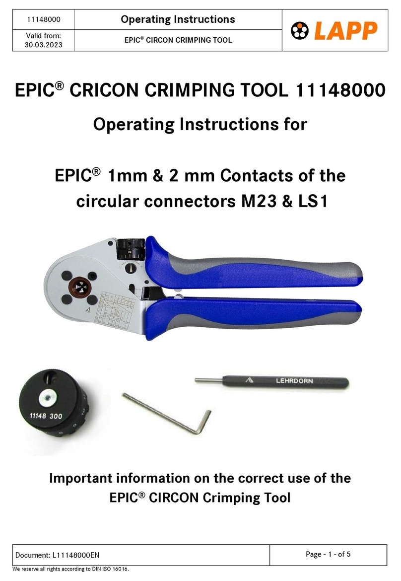 LAPP EPIC 11148000 User manual