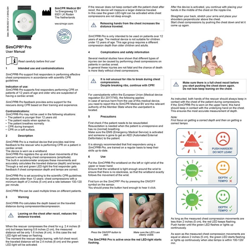 SimCPR PRO user manual