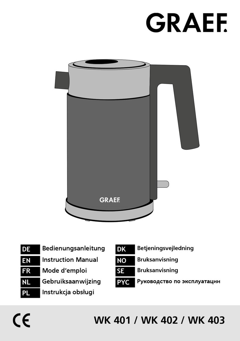 Graef WK 403 User manual