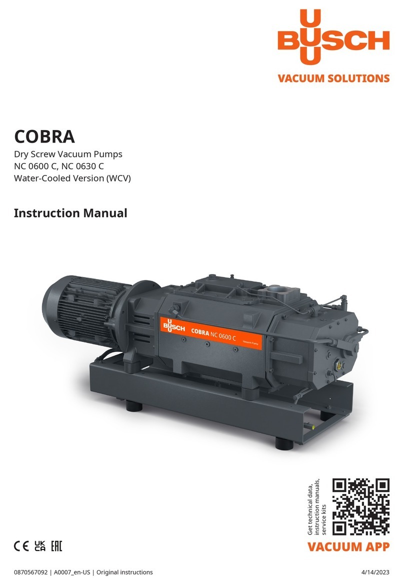 BUSCH COBRA NC 0600 C instruction manual