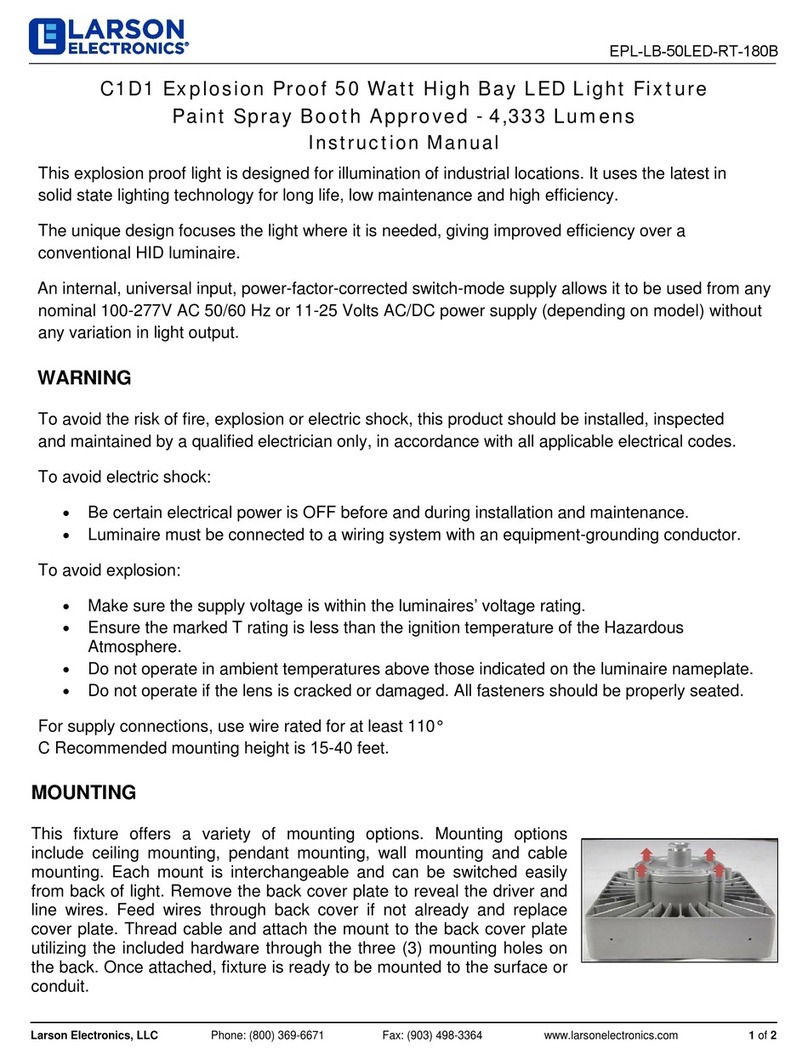 Larson Electronics EPL-LB-50LED-RT-180B User manual Larson Electronics EPL-LB-50LED-RT-180B User manual