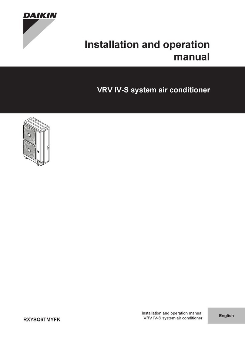 Daikin VRV IV-S RXYSQ6TMYFK User manual