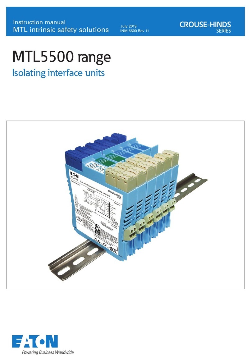 Eaton MTL5500 Series instruction manual