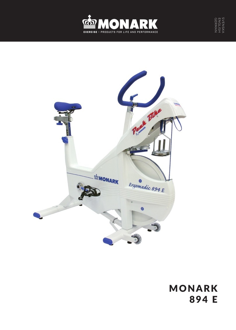 Monark Ergomedi 894 E User manual