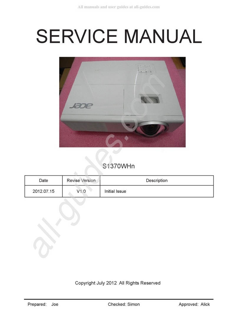 Acer S1370WHn Series User manual