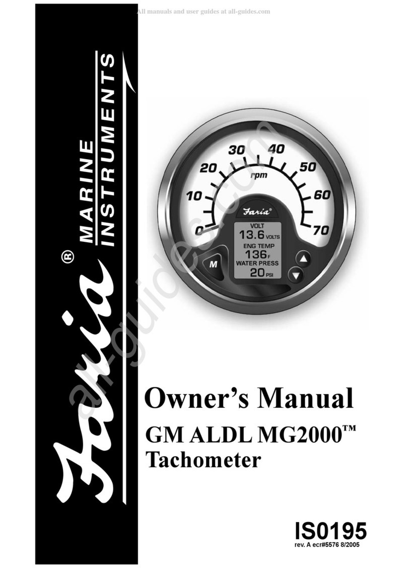 Faria GM ALDL MG2000 owner's manual