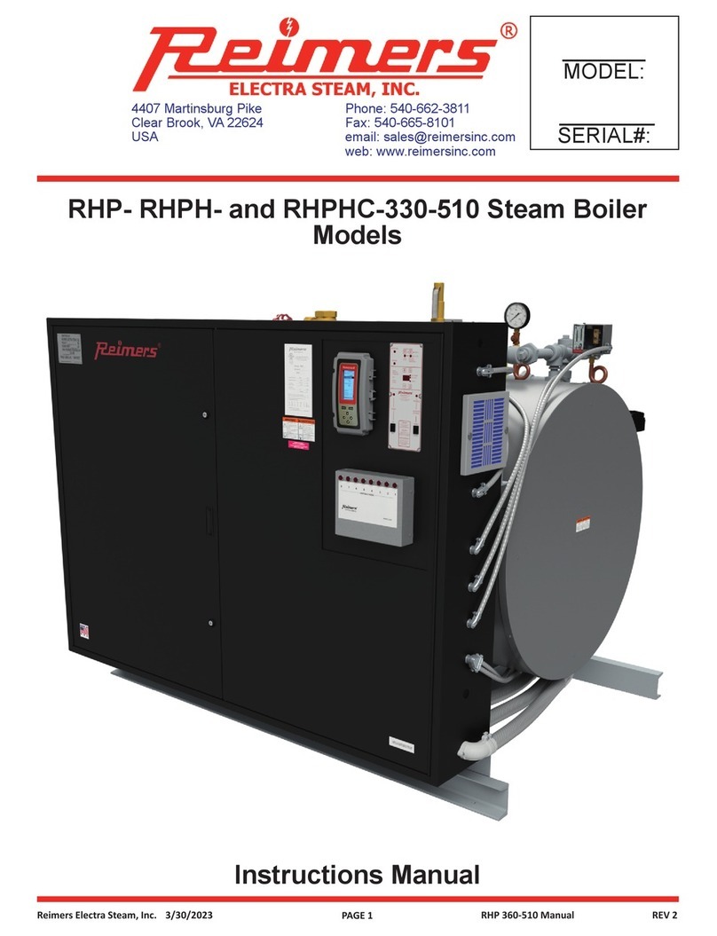 Reimers RHPHC-330 User manual