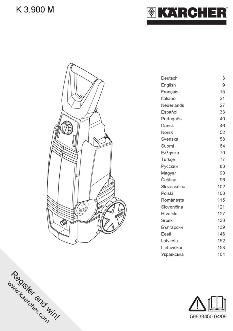 Kärcher K 3.95 M User manual