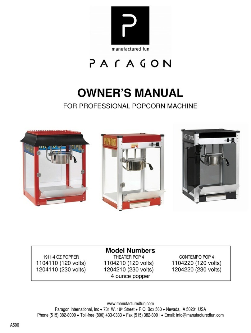 Paragon 1911-4 OZ POPPER owner's manual