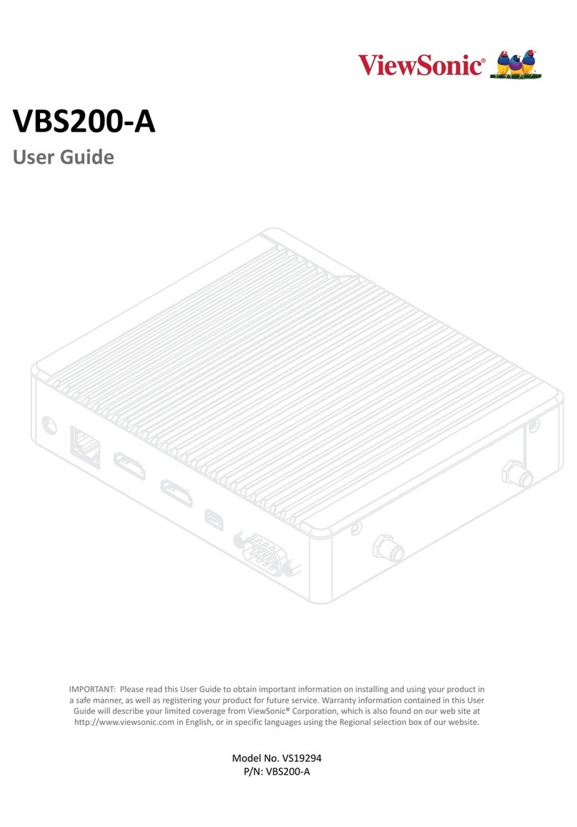 ViewSonic ViewBoard Box VBS200-A User manual