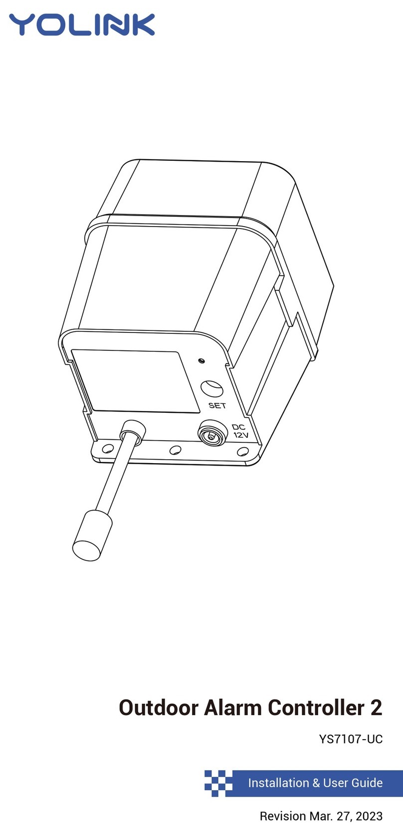 Yolink YS7107-UC Operation manual