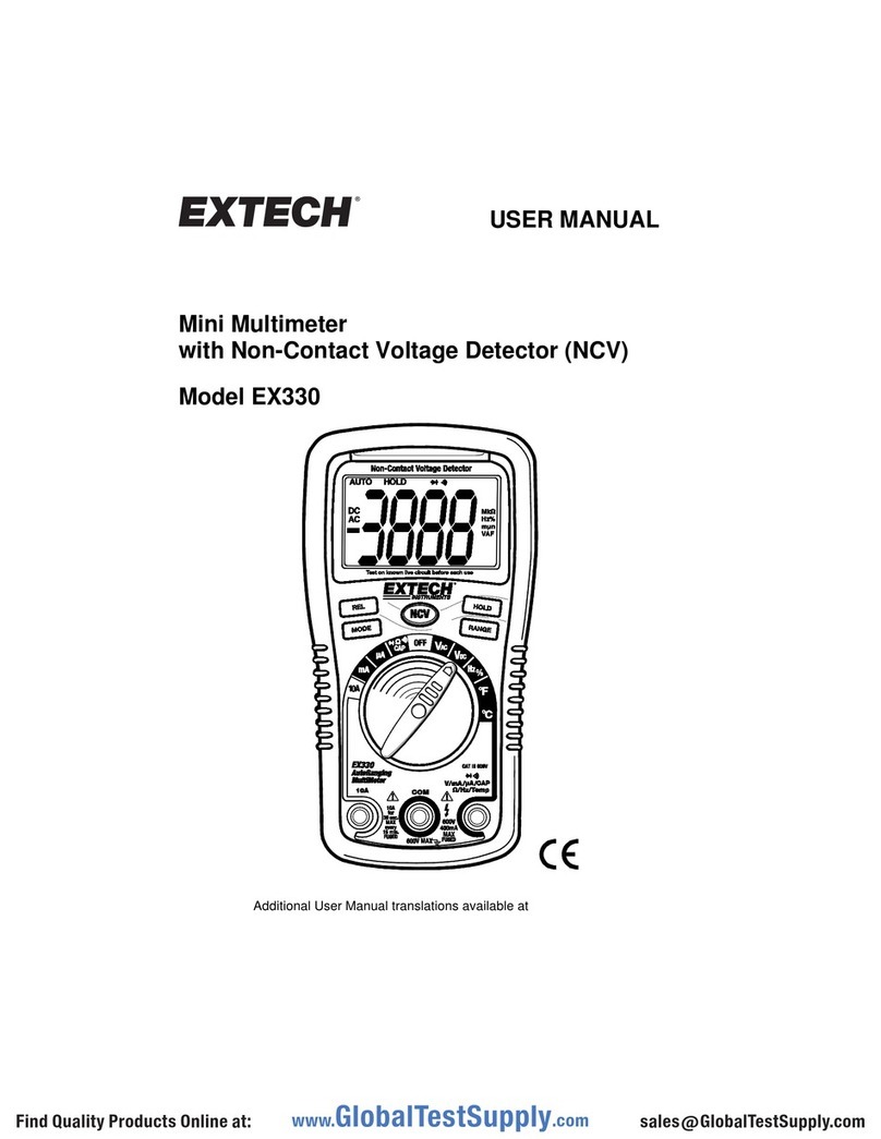 Extech Instruments EX330 User manual