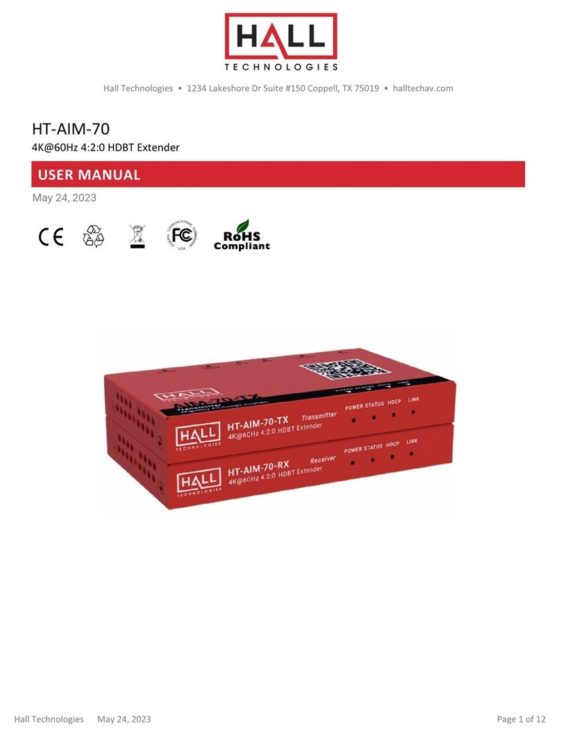 Hall Technologies HT-AIM-70 user manual