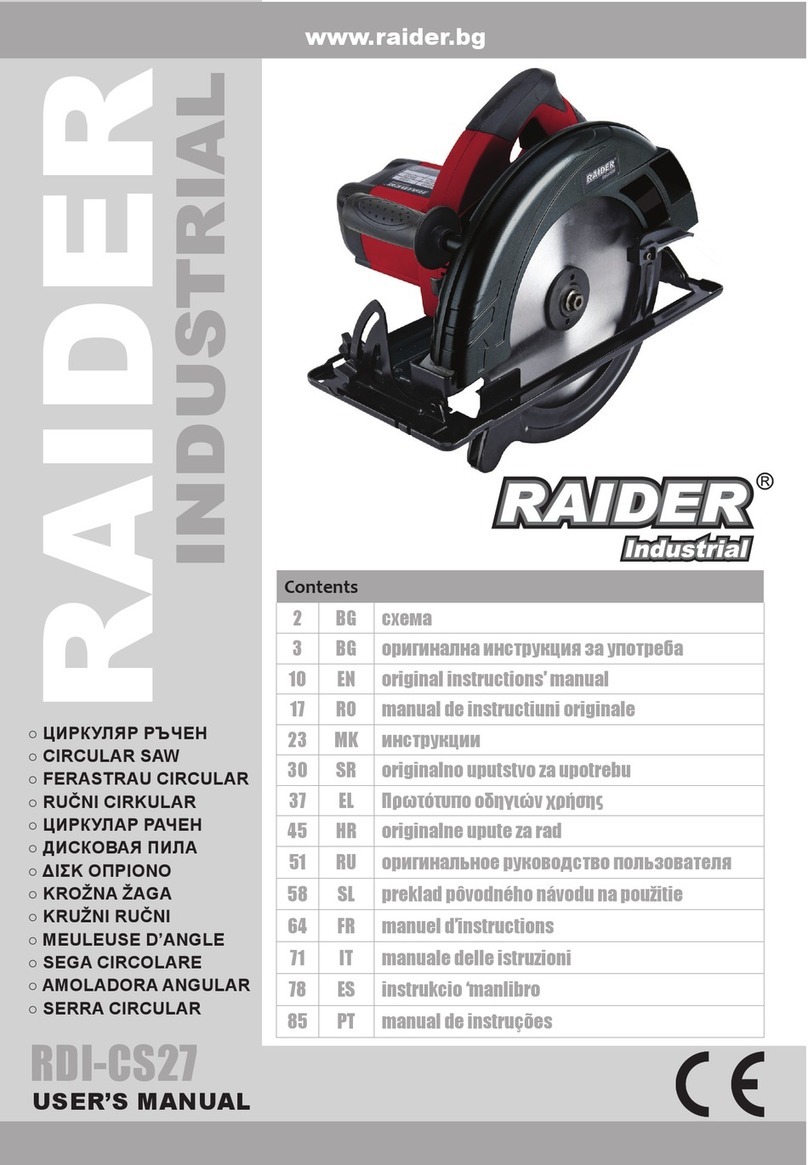 Raider RDI-CS27 User manual