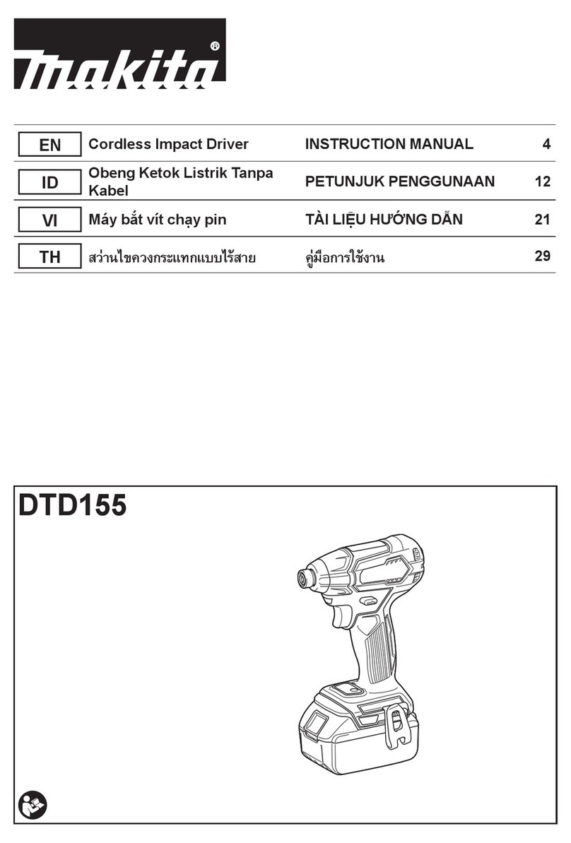 Makita DTD155 instruction manual