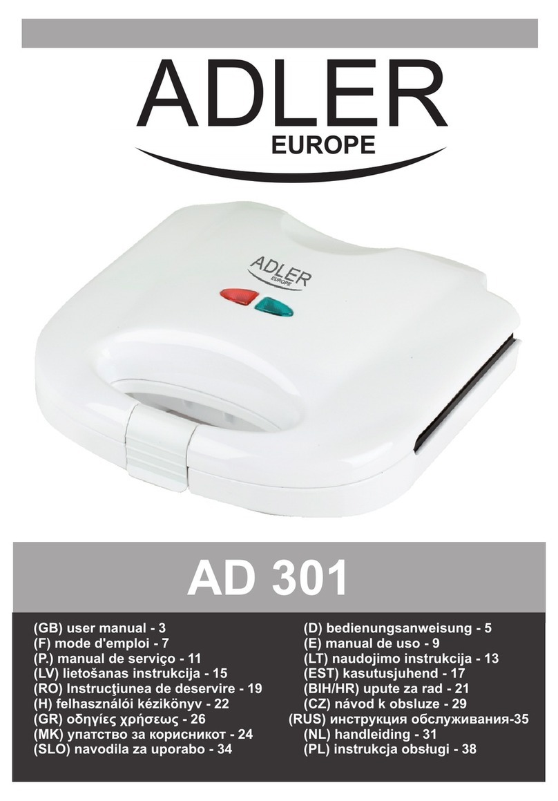 Adler Europe AD 301 user manual