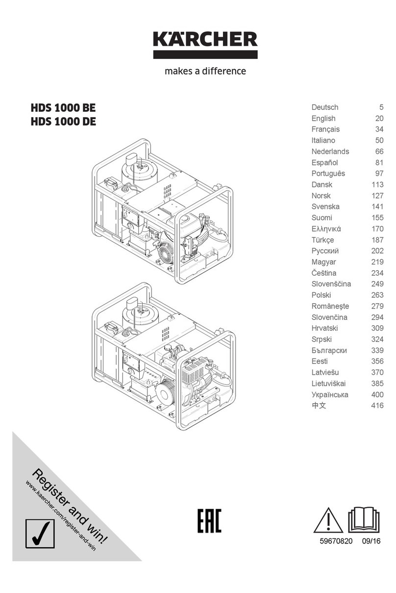 Kärcher HDS 1000 DE manual