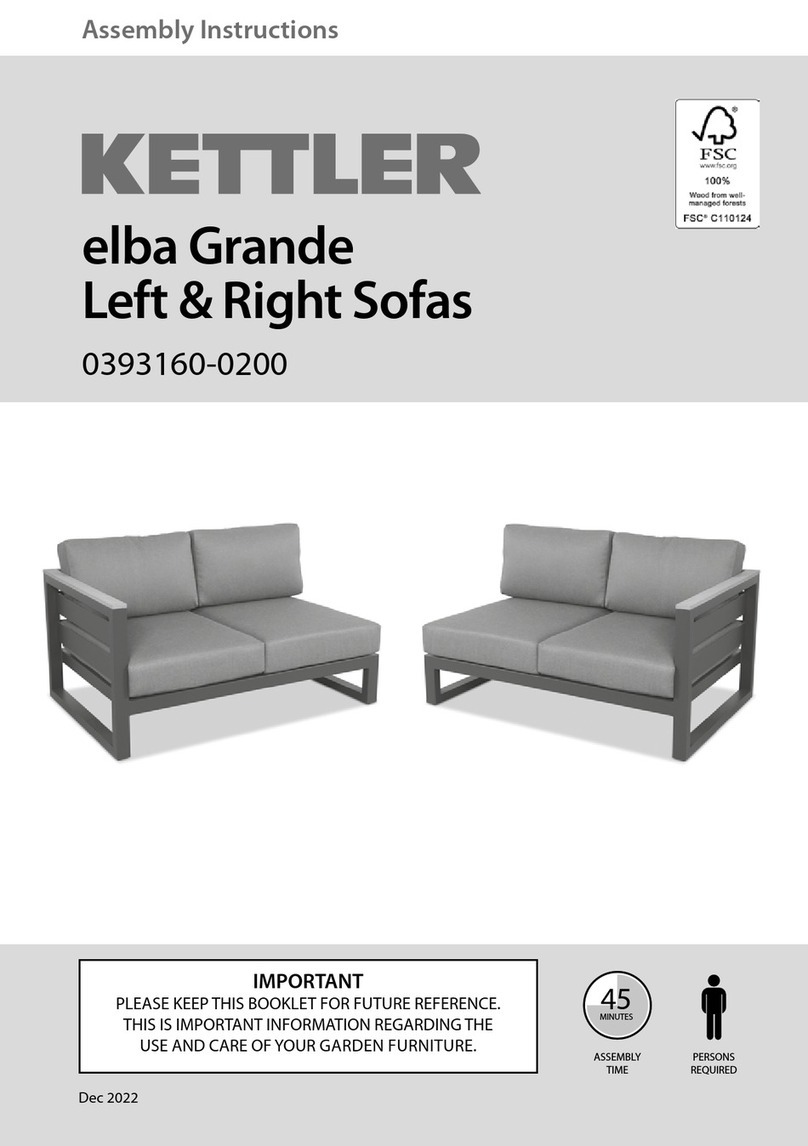 Kettler elba Grande 0393160-0200 Assembly instructions