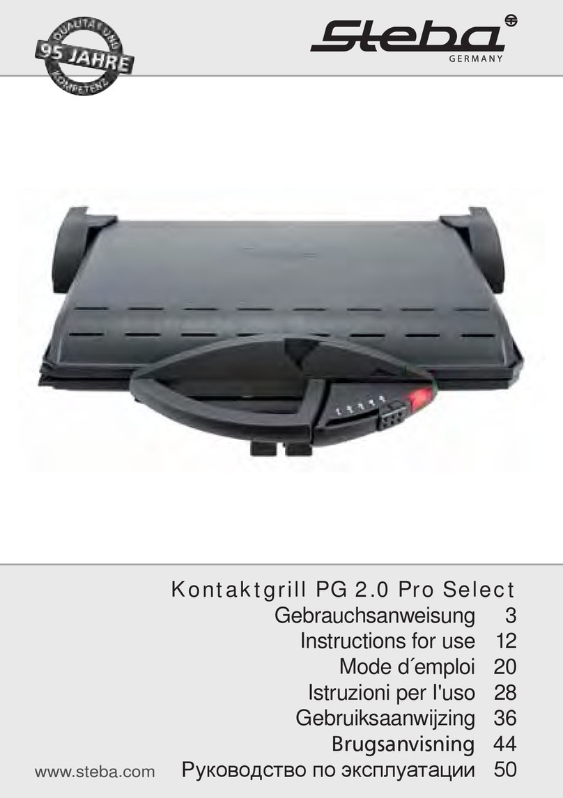 Steba PG 2.0 Pro Select Instructions for use