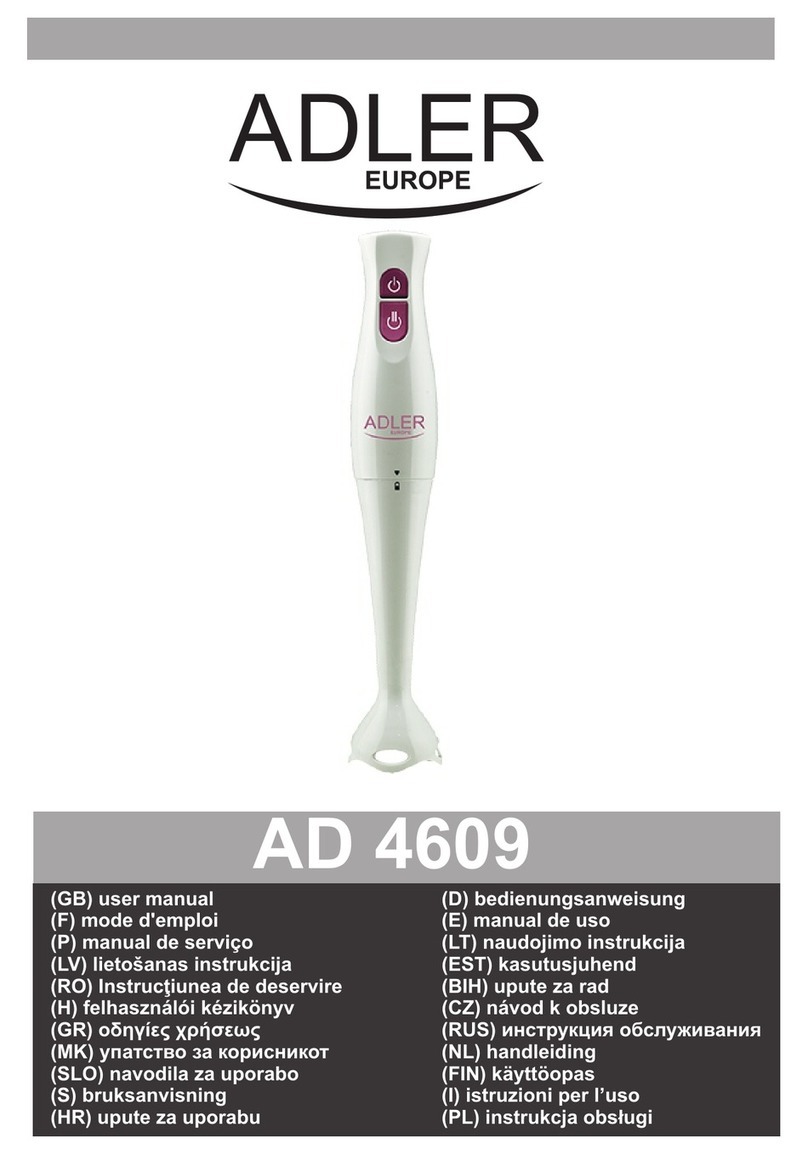 Adler Europe AD 4609 user manual