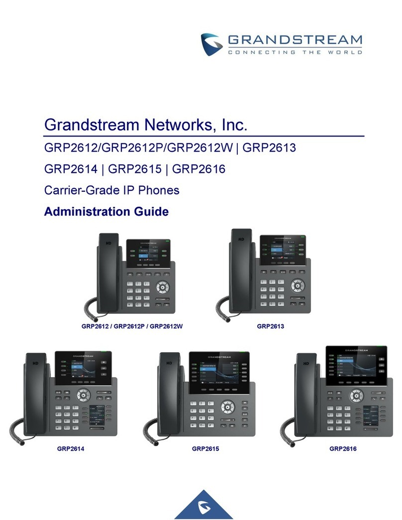 Grandstream Networks GRP2612 Administration guide