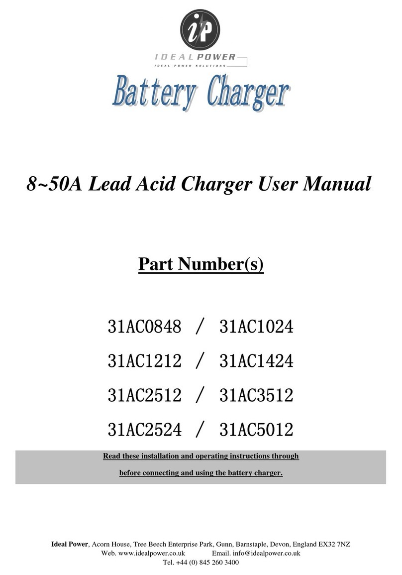 Ideal Power 31AC0848 user manual