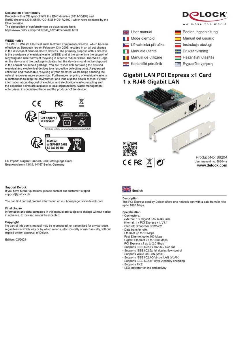 DeLOCK 88204 User manual DeLOCK 88204 User manual