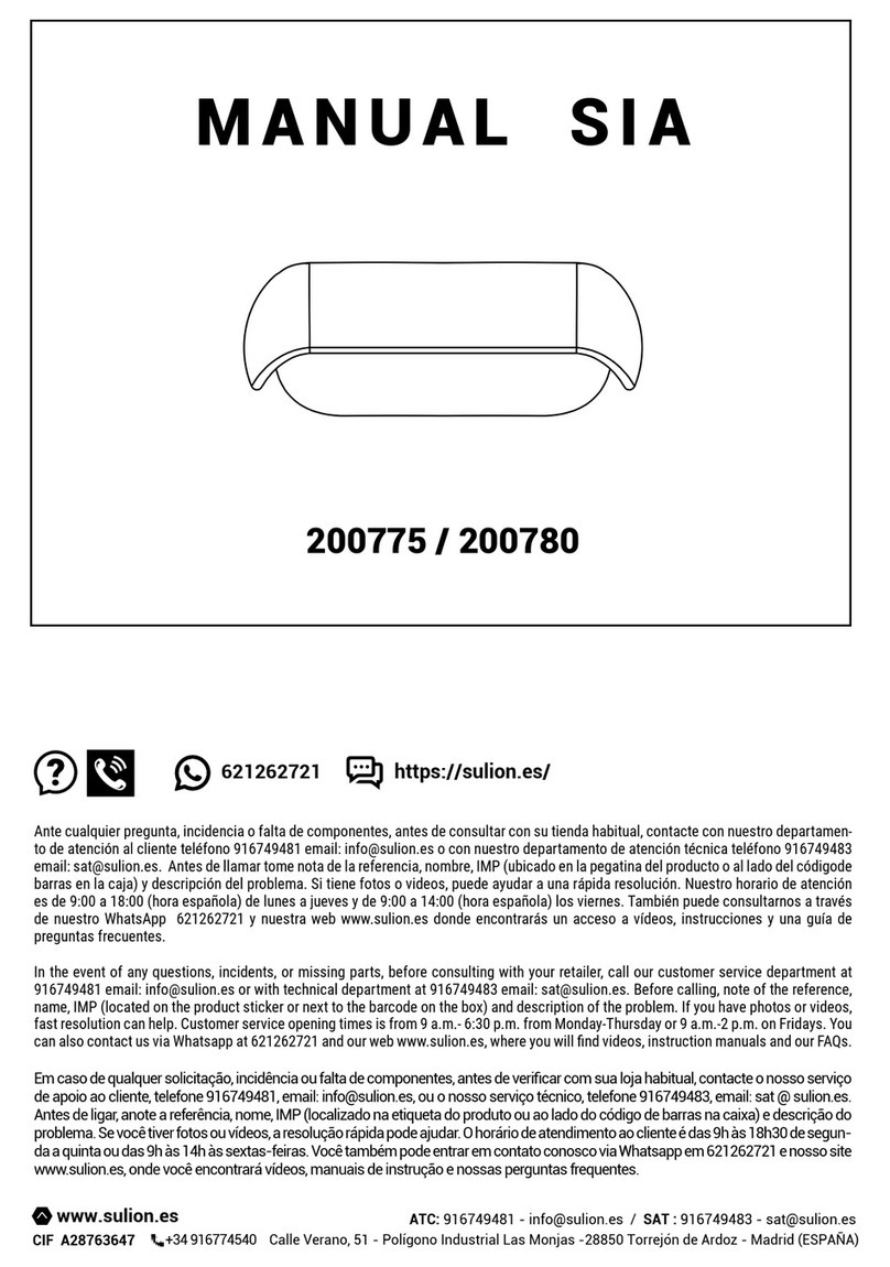 Sulion 200775 instruction manual Sulion 200775 instruction manual