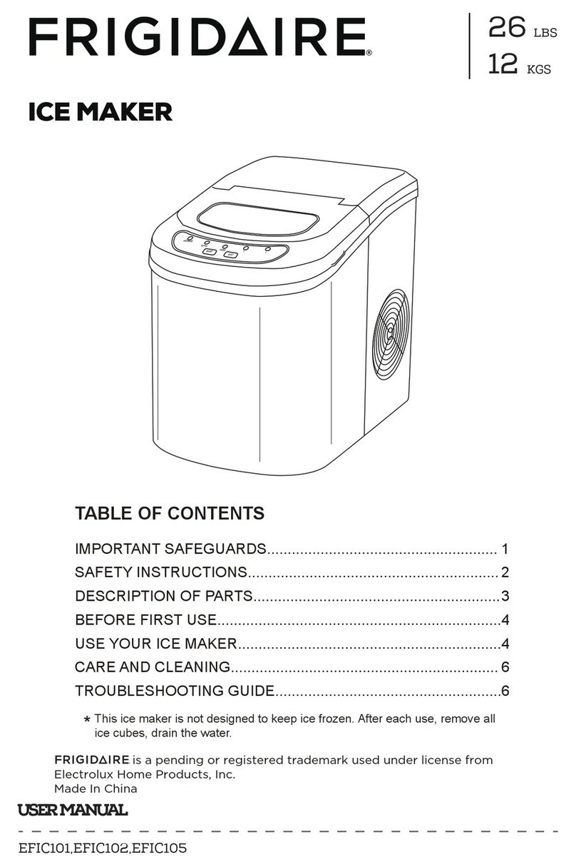 Frigidaire EFIC101 User manual Frigidaire EFIC101 User manual