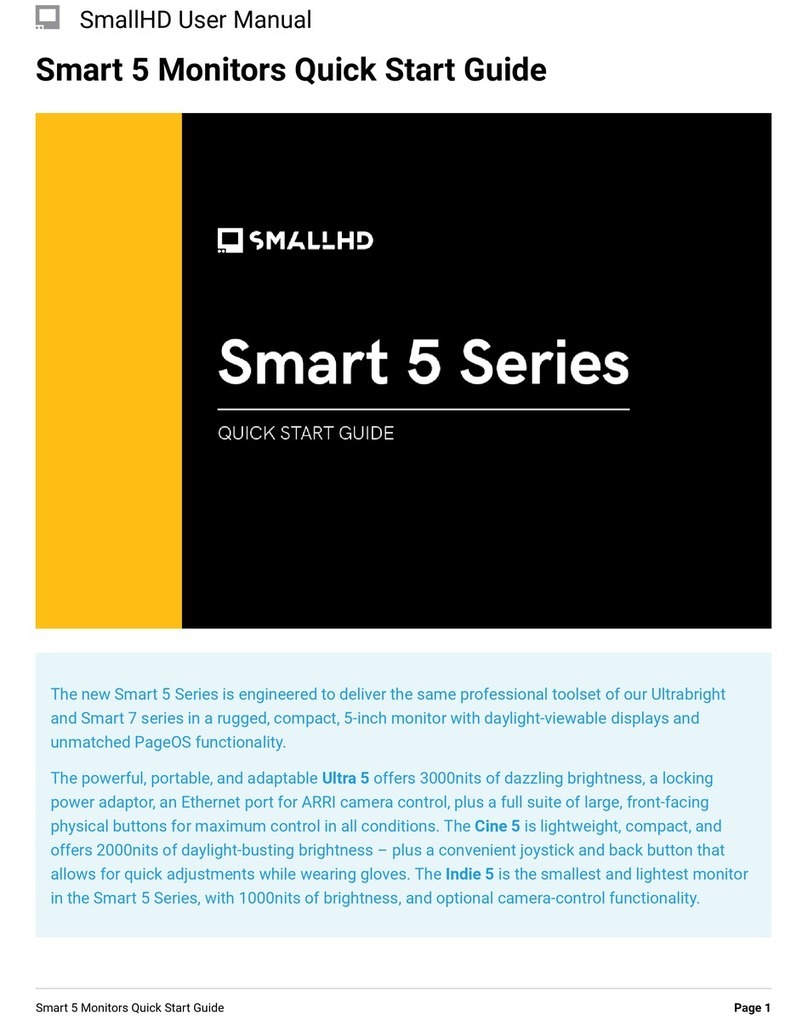 Small HD Smart 5 Series User manual Small HD Smart 5 Series User manual