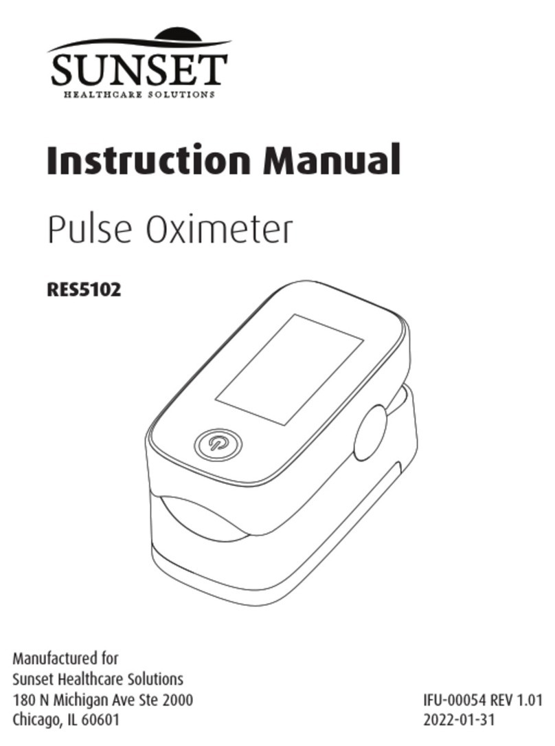 SUNSET RES5102 instruction manual