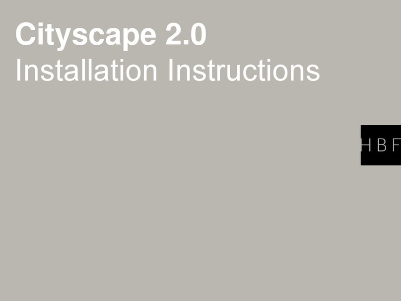 HBF Furniture Cityscape 2.0 installation instructions HBF Furniture Cityscape 2.0 installation instructions