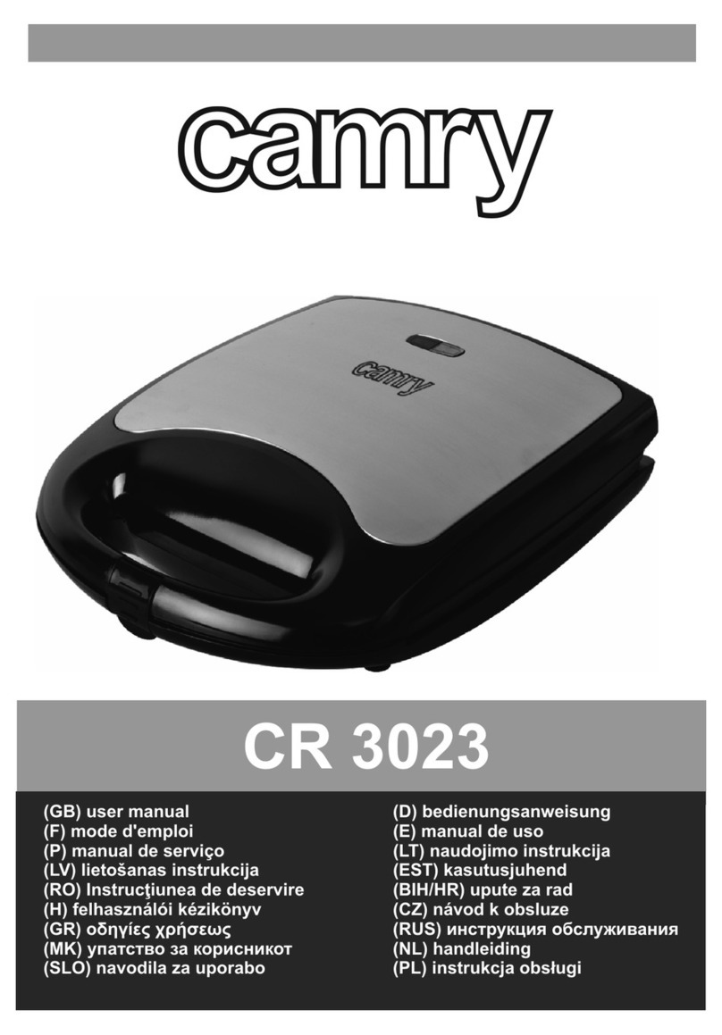 camry CR 3023 User manual camry CR 3023 User manual
