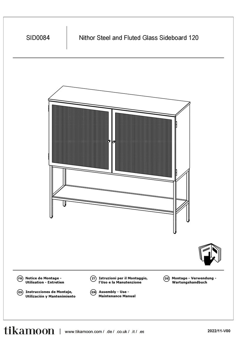 tikamoon SID0084 Assembly, Use, Maintenance Manual tikamoon SID0084 Assembly, Use, Maintenance Manual