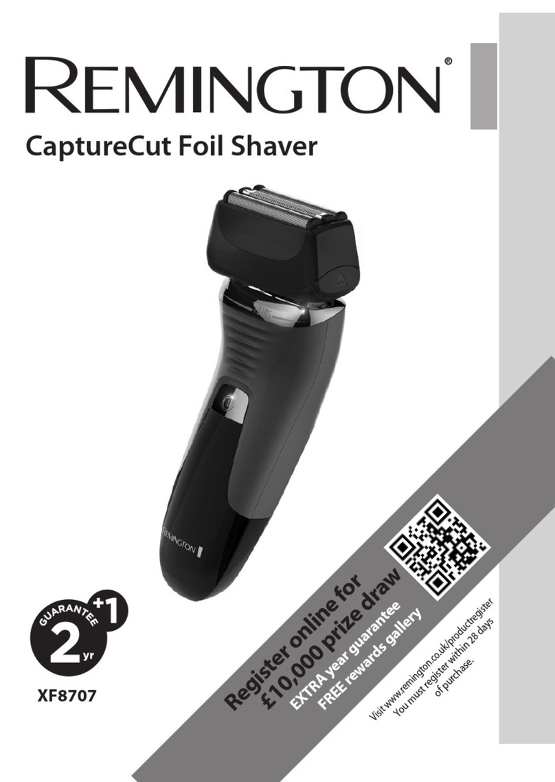 Remington CaptureCut XF8707 User manual