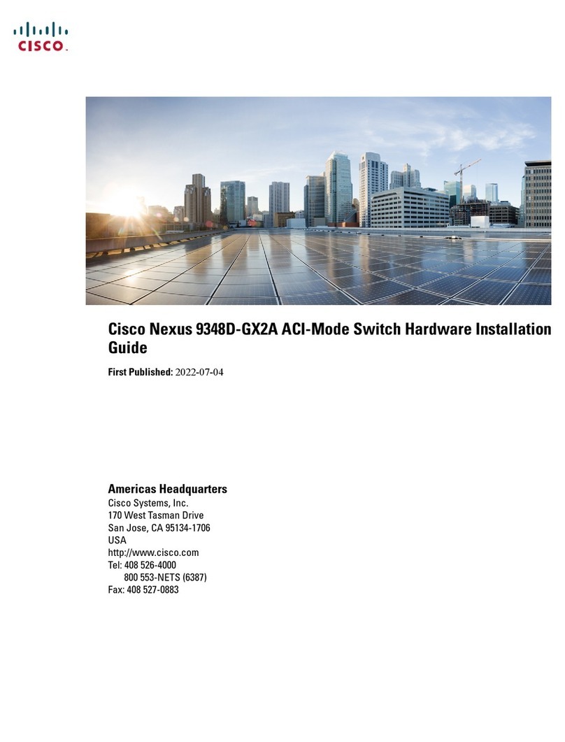 Cisco Nexus 9348D-GX2A Hardware installation guide Cisco Nexus 9348D-GX2A Hardware installation guide