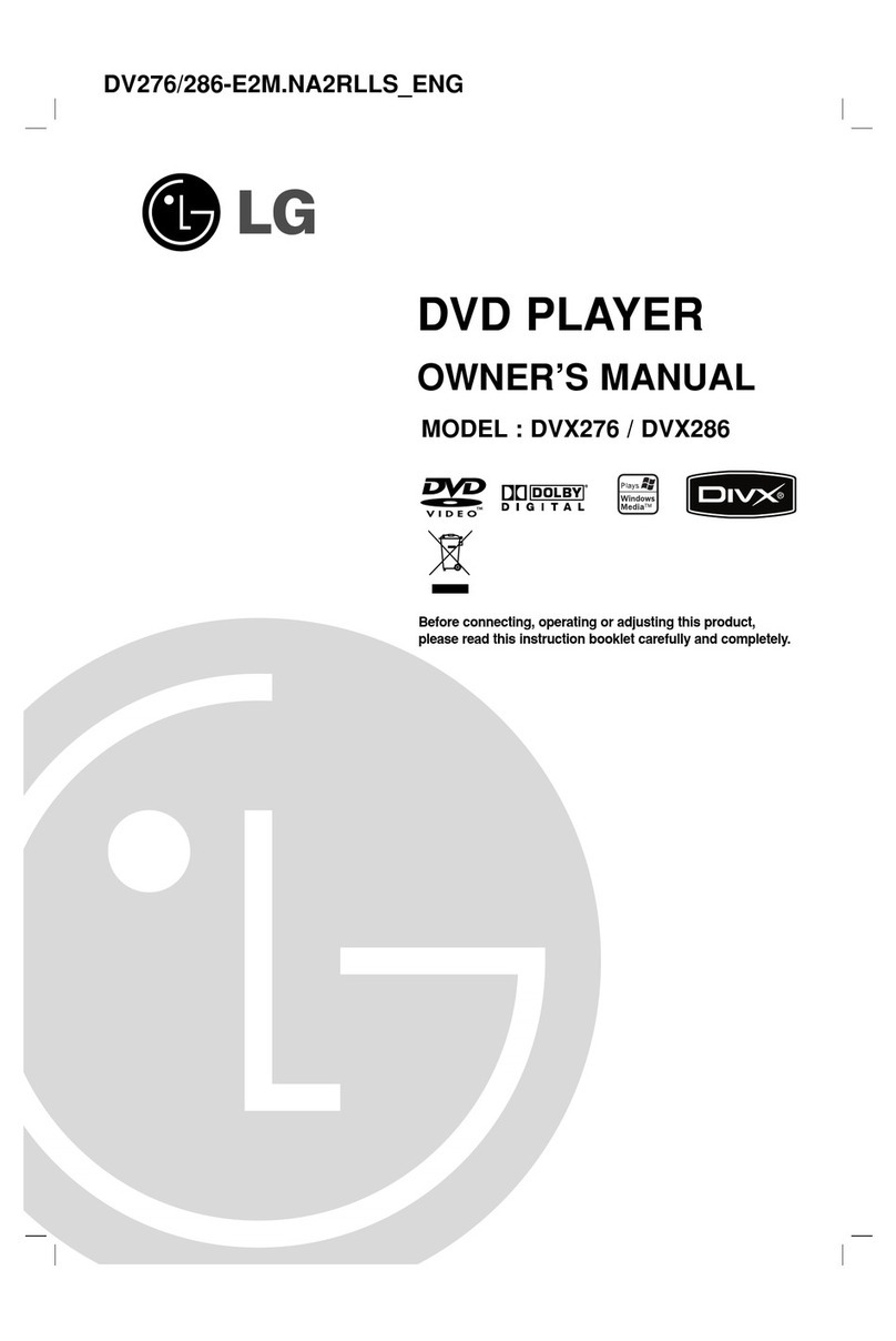LG DVX286 owner's manual