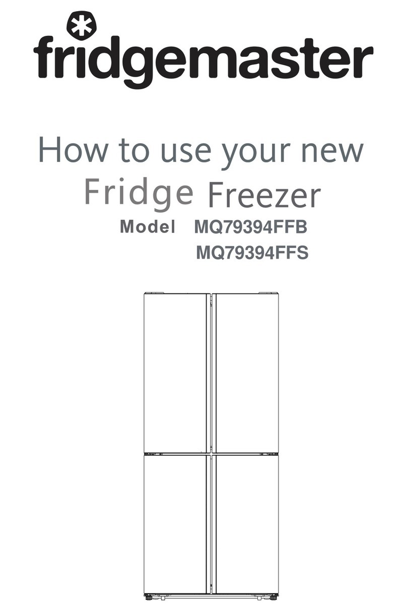 Fridgemaster MQ79394FFB Operating instructions