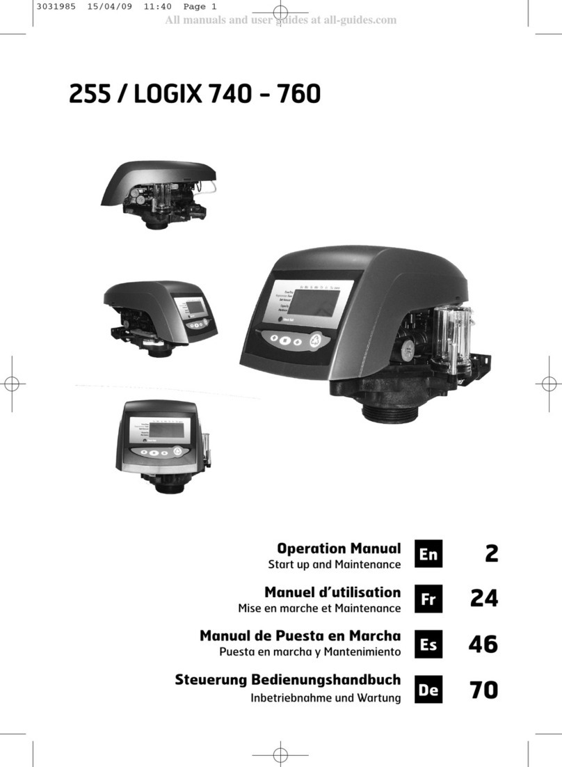 Autotrol LOGIX 255/740 Operation manual