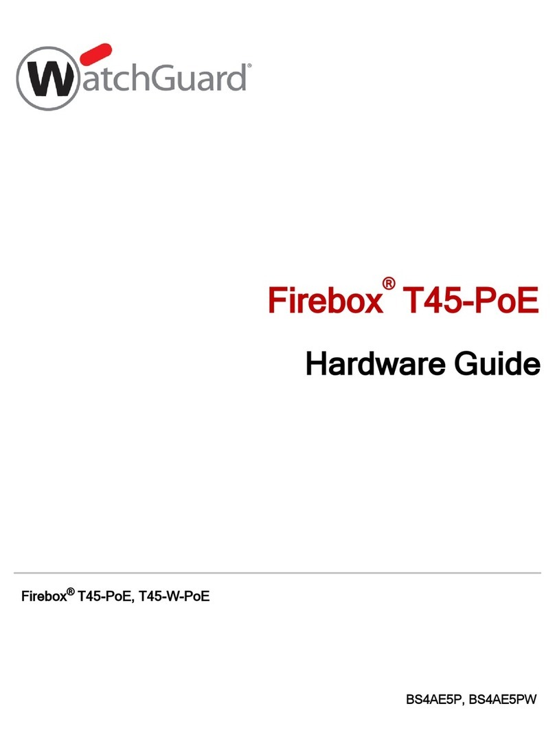 Watchguard Firebox T45-PoE Installation instructions