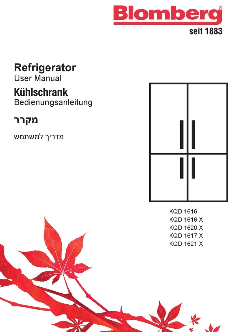 Blomberg KQD 1616 User manual Blomberg KQD 1616 User manual