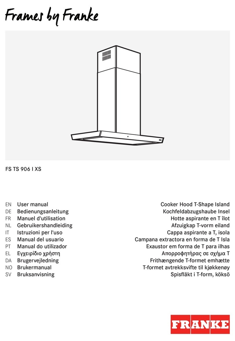 Franke Frames FS TS 906 I XS User manual