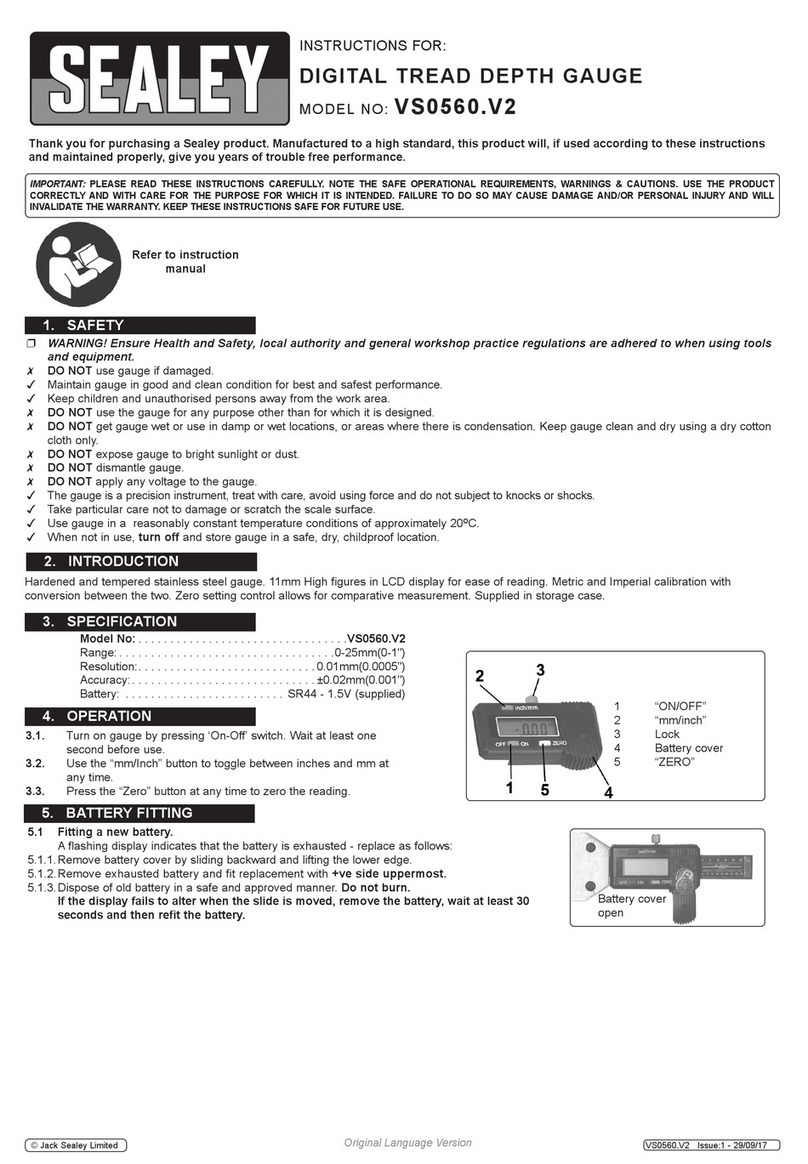 Sealey VS0560.V2 User manual