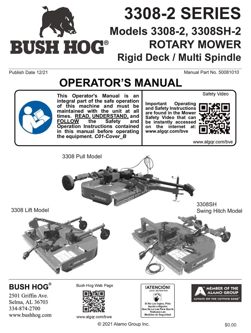 Bush Hog 3308-2 Series User manual
